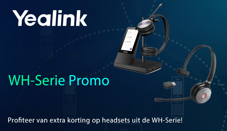 Yealink promo WH66 en WH67 headsets