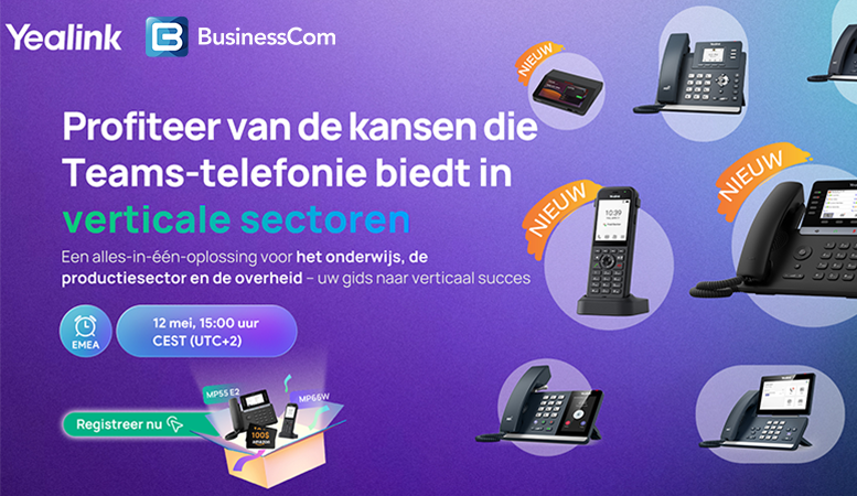 Live webinar over introductie MP55 E en de MP66W 